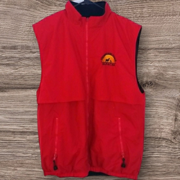 MENS HARVARD SQUARE-SIZE MEDIUM-REVERSIBLE VEST - Picture 4 of 8